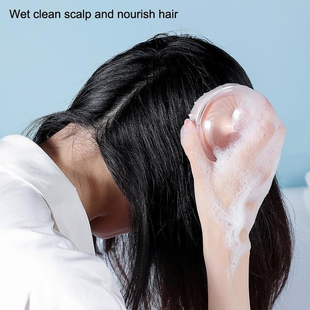 3 PCS Silicone Head Massage Shampoo Brush(White)