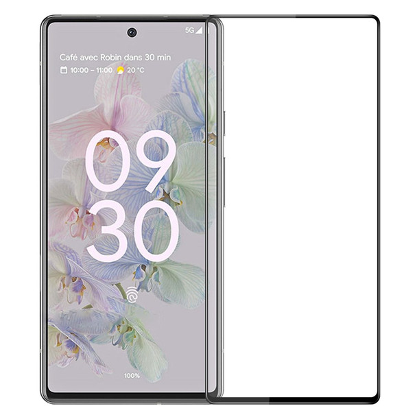 PINWUYO JK 3D Tempered Glass Film Series-2 for Google Pixel 6a Full Glue Fingerprint-free Film Anti-explosion Full Screen Protector