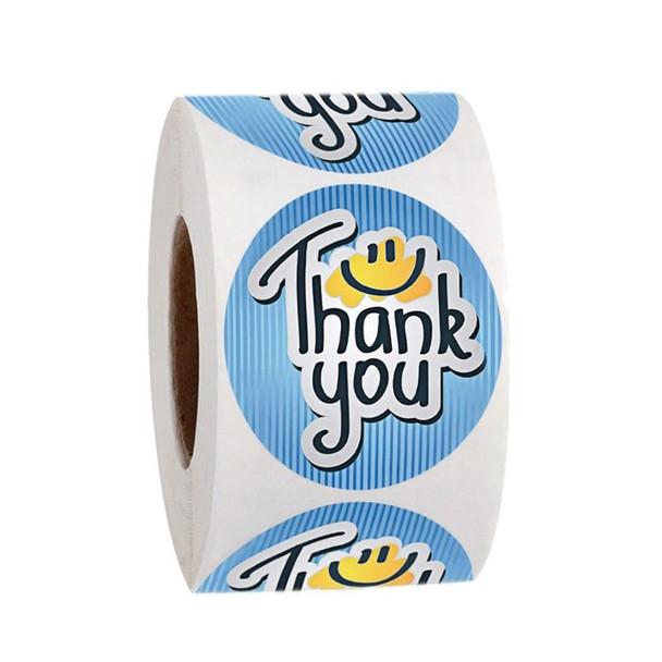 10 PCS Thank You Baking Cake Wedding Decoration Stickers, Size: 2.5cm / 1 inch(A-65)