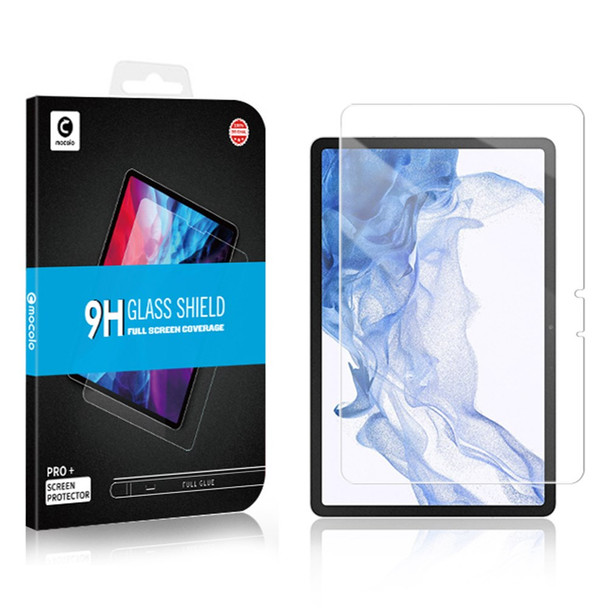 MOCOLO For Samsung Galaxy Tab S9 / S7 / S8 2.5D Arc Edge Ultra Clear Full Glue Full Size Tempered Glass Screen Protector