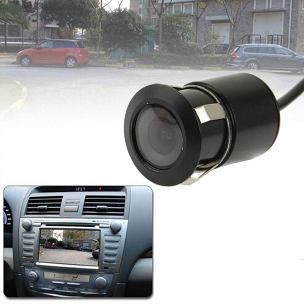 2.4G GPS Wireless Car Rearview Reversing Parking Backup Color Camera, Wide viewing angle: 120 Degrees(WX2537BS)(Black)