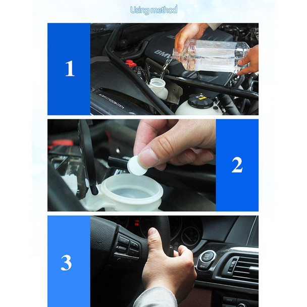 12 PCS Car Solid Wiper Fine Auto Window Cleaning Windshield Glass Cleaner Washer Tablets(1 PCS=4L Water)