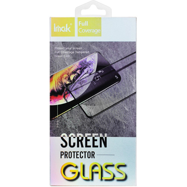 IMAK Pro+ Series for iPhone 14 Plus 9H Hardness Tempered Glass Full Glue Screen Protector HD Full Coverage Anti-explosion Film