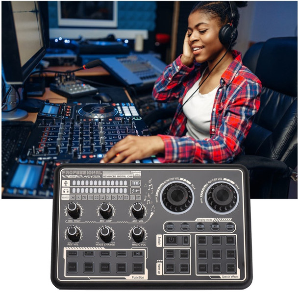 SK600 Audio Interface Audio Mixer BT Wireless Connection External Sound Card for Recording Streaming