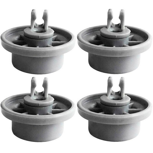 4 PCS Wheels for Bosch Siemens Neff 165314 Dishwasher Accessories(Light Grey)