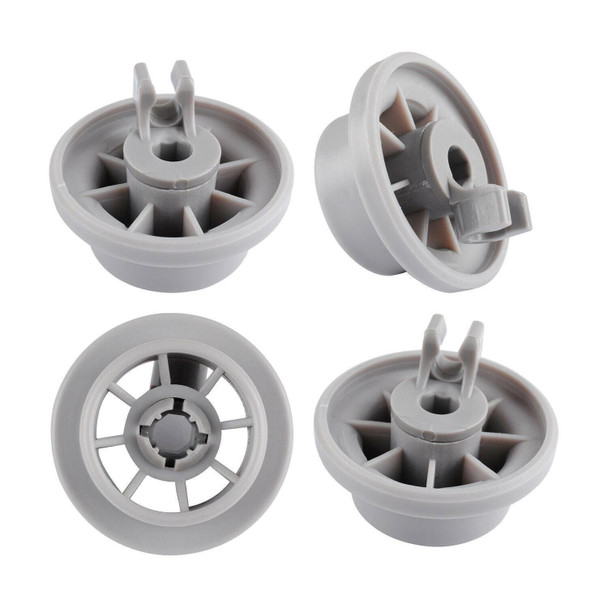 4 PCS Wheels for Bosch Siemens Neff 165314 Dishwasher Accessories(Light Grey)