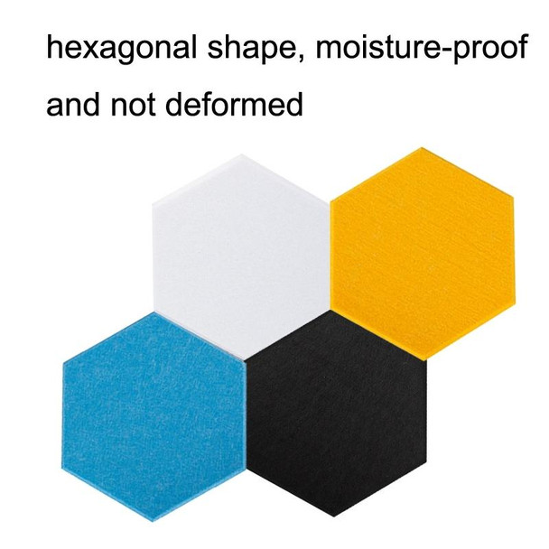 2 PCS Polyester Fiber Wall Decoration Sound Insulation Cotton Sound Absorbing Board, Style: Without Glue (Orange Yellow)