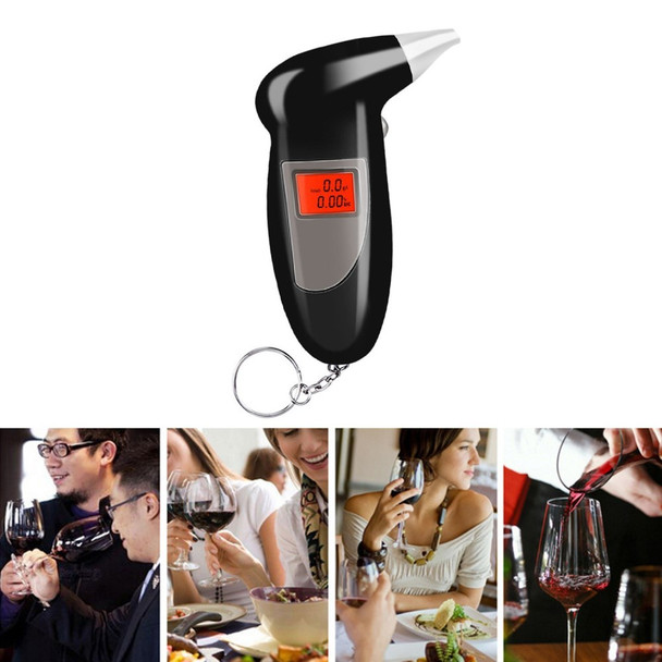 Breath Alcohol Tester Portable Breathalyzer for Personal and Car