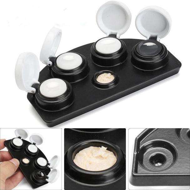 Full Metal Spot Oil Cup Stand  Oiler Watch Repair Tool, Style: Four Oils Cups Colorful