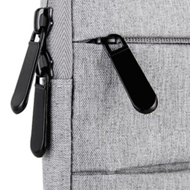 YOLINO QY-C015 15.6'' Laptop Bag for Huawei Xiaomi MacBook Multifunction Simple Style Notebook Computer Sleeve with Hiding Handle Strap - Grey