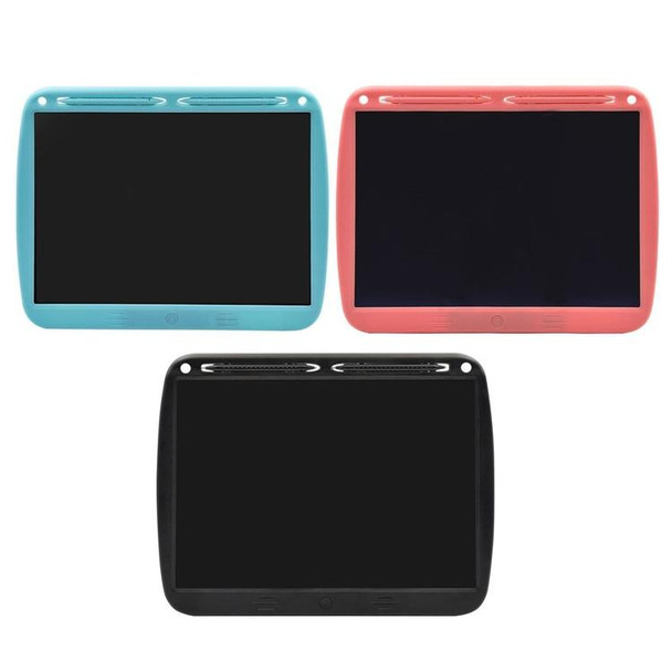 15inch Charging Tablet Doodle Message Double Writing Board LCD Children Drawing Board, Specification: Monochrome Lines (Pink)