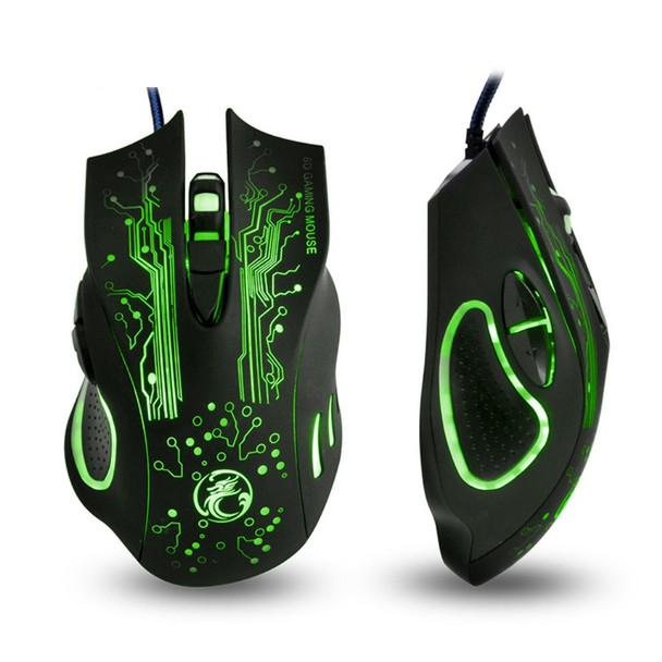 IMICE X9 Wired Optical Gaming Mouse 4 Adjustable DPI Mice 6 Programmable Buttons Gaming Mice