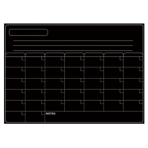 Magnetic Dry Erase Calendar board Refrigerator Stickers Kitchen Fridge Board for Weekly Monthly Schedule Daily Planner To-Do List