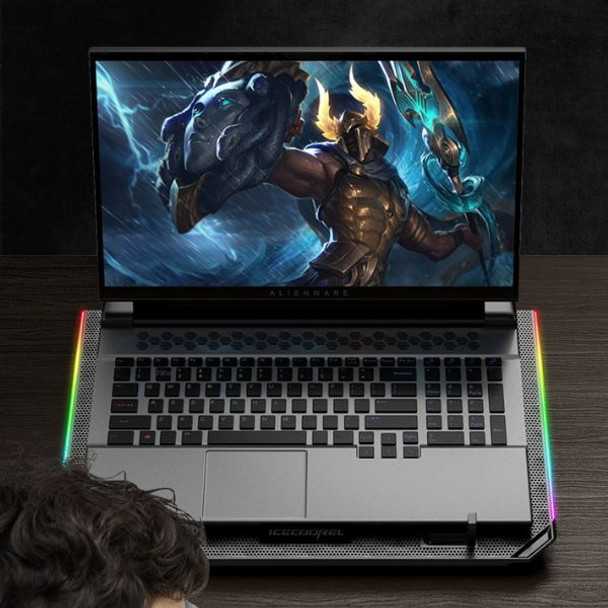 RGB 2 USB Port LED Laptop Cooling Pad