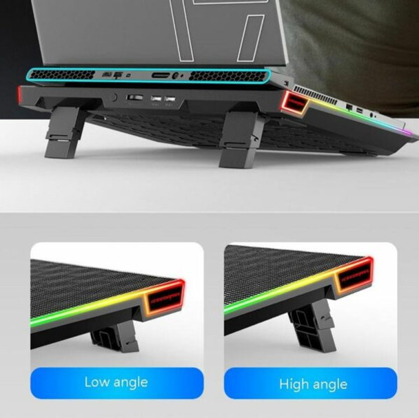 RGB 2 USB Port LED Laptop Cooling Pad