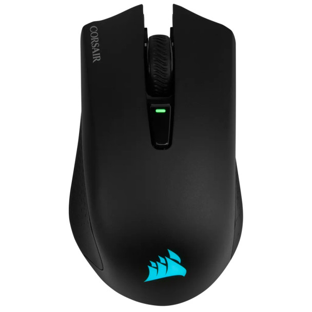 Corsair HARPOON RGB WIRELESS Gaming Mouse; 10;000 DPI; 2.4GHz SLIPSTREAM; Rechargeable Lithium-Polymer; Black