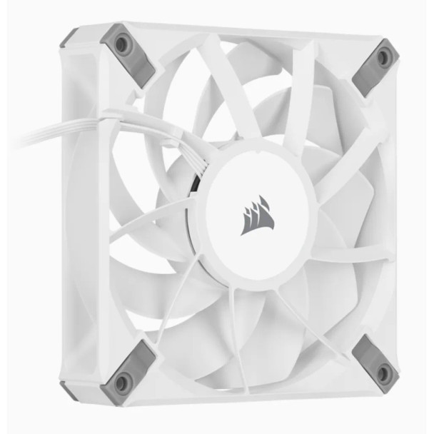 CORSAIR AF ELITE Series; AF120 ELITE WHITE; 120mm Fluid Dynamic Fan with AirGuide; Single Pack.