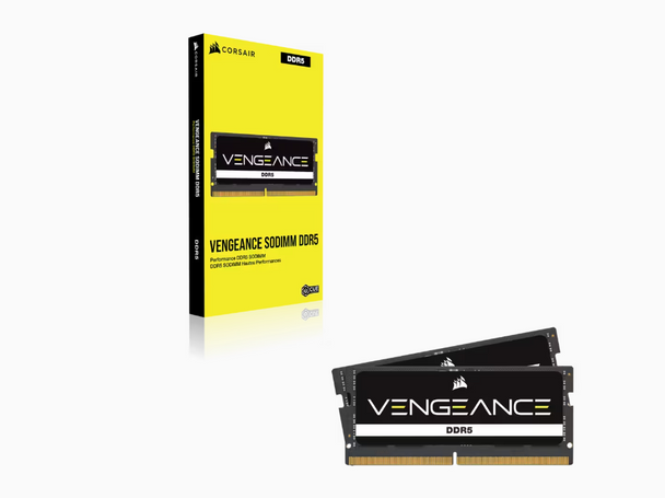 Corsair Vengeance® Series 16GB (1 x 16GB) DDR5 SODIMM 4800MHz 1.1V.