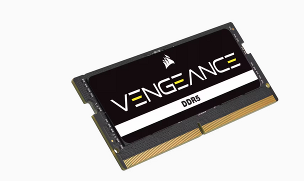 Corsair Vengeance® Series 16GB (1 x 16GB) DDR5 SODIMM 4800MHz 1.1V.