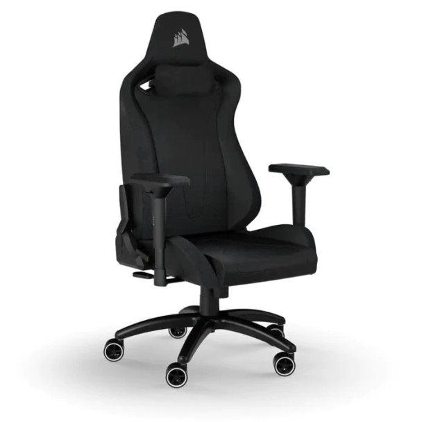 CORSAIR TC200 Leatherette Gaming Chair - Standard Fit; Black/Black