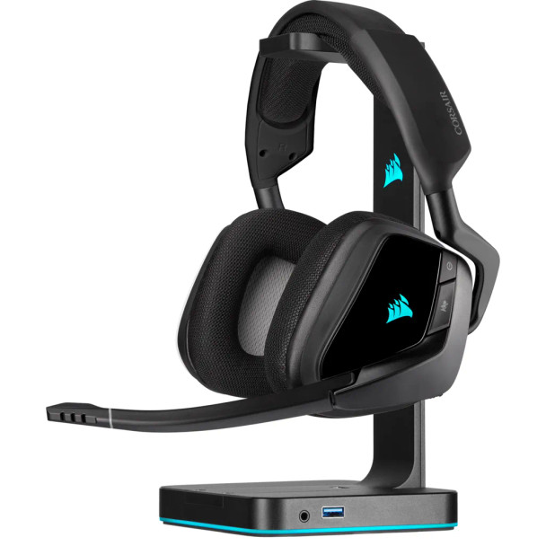 Corsair VOID Elite Wireless Gaming Headset with Dolby® Headphone 7.1  Carbon ; Console Ready; USB