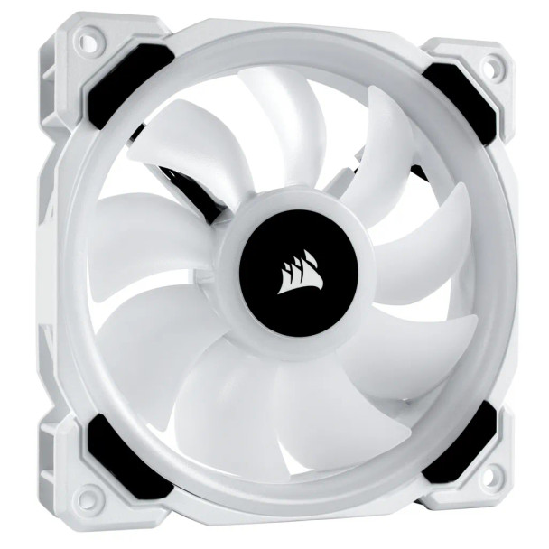 Corsair LL120 RGB 120mm Dual Light Loop RGB LED PWM 600 - 1500 RPM Cooling Fan - White