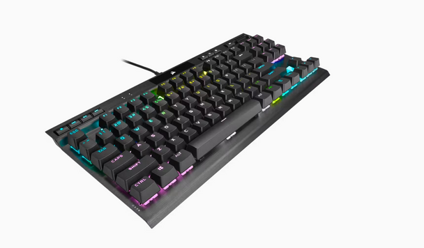 Corsair K70 RGB TKL Optical-Mechanical Gaming Keyboard; Black