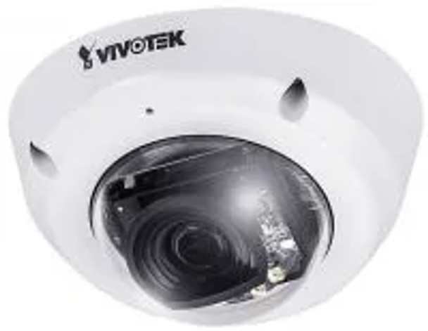 VIVOTEK Outdoor IK10 Dome; H.265 5MP; 2.8-12mm Remote Focus; 30M IR; WDR PRO; Mic