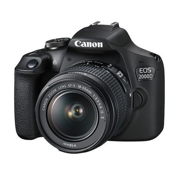 EOS 2000D; EF-S 18-55mm f/3.5-5.6 IS II; Canon SB130 Bag;16Gb SD Card. (2728C039AA)