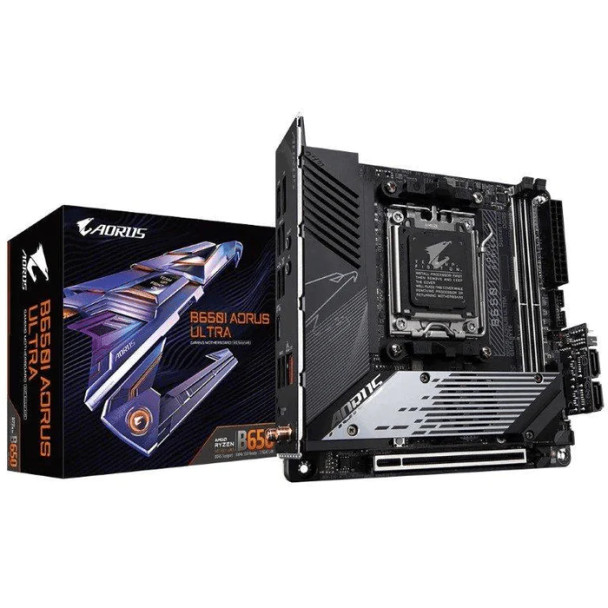 GIGABYTE AMD B650 Chipset for AMD AM5; 2x Dual DDR5; 2x M2;