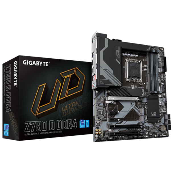 GIGABYTE Intel® Z790 Chipset for 12th/13th Gen LGA 1700; 4x DDR4;