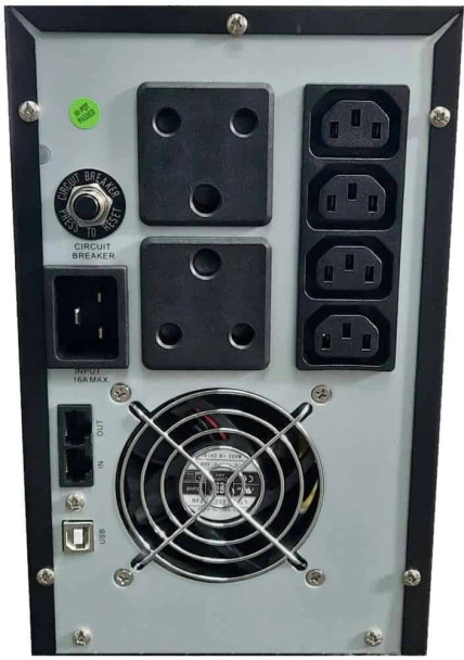 RCT 3000VAS Line-Interactive UPS - Power cables included