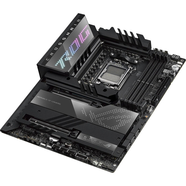 ASUS ROG CROSSHAIR X670E HERO AMD X670E Ryzen Socket AM5 ATX Desktop Motherboard