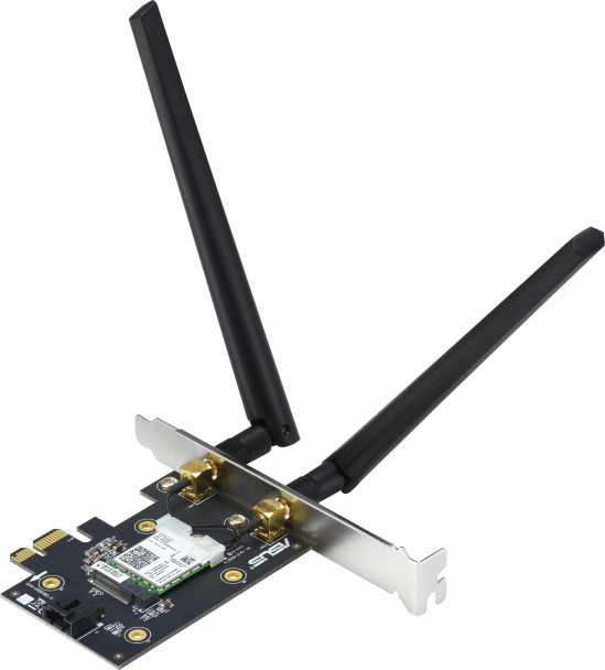 Wi-Fi 6 (802.11ax) AX3000 Dual-Band PCIe Wi-Fi Adapter (L1 SHELF 23A)