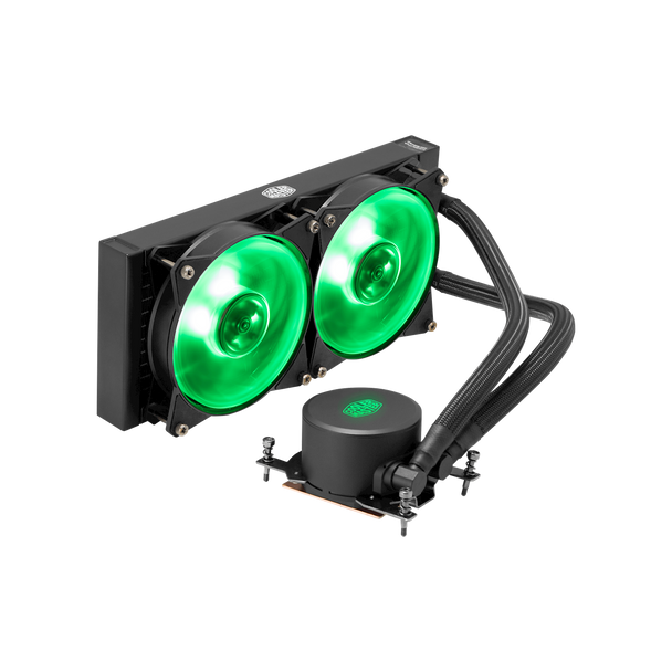 TR4 Only - Cooler Master MasterLiquid ML240 ARGB THREADRipper Liquid Cooler; 240mm Radiator; 2 x 120mm MasterFan ARGB