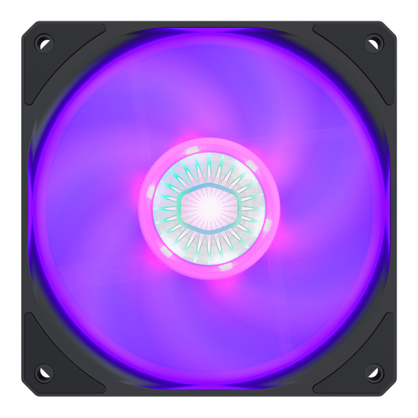 Cooler Master SickleFlow 120mm RGB; New Blade Design; Enhanced Fan Frame; Sealed Bearing; 62CFM