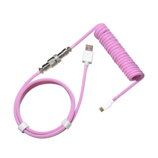Cooler Master Coiled Cable; Double-Sleeved; Purple; Type C