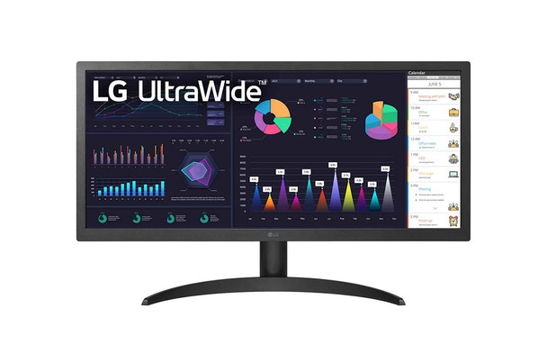 LG 26WQ500 UltraWide Full HD (2560x1080) IPS Monitor with AMD FreeSync; HDR10; 75Hz