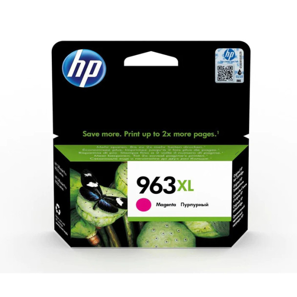 HP 963XL High Yield Magenta Original Ink Cartridge;1;600 pages