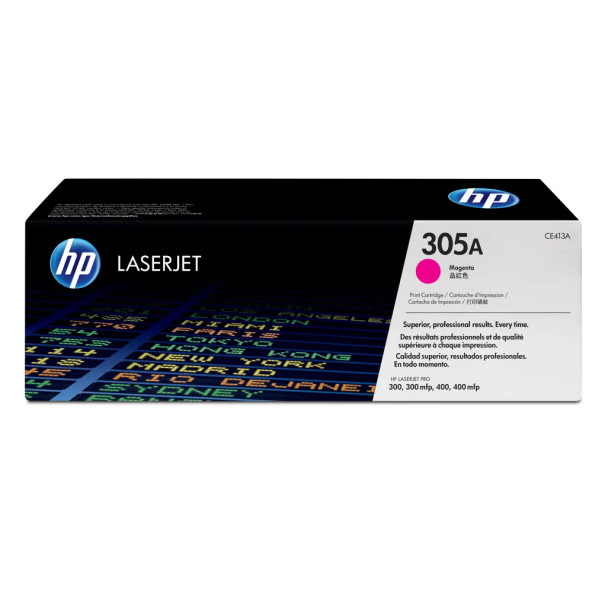 HP 305A Magenta Original LaserJet Toner Cartridge;2;600 pages.