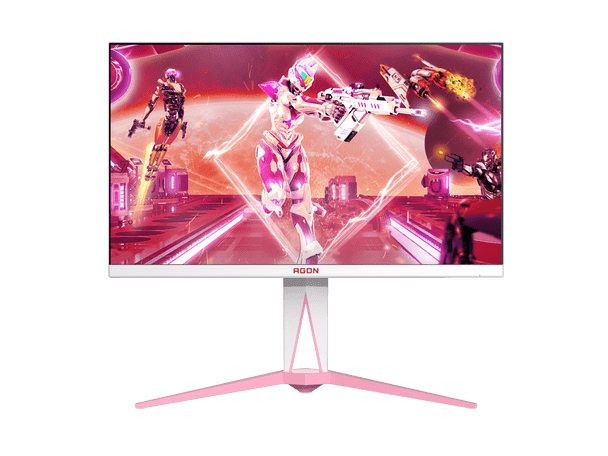 AOC AGON PINK Monitor 27'' 165hz; 2560 x 1440; 1ms Response; ARGB lighting; .