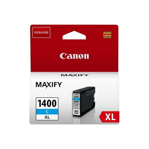 CANON PGI-1400XL CYAN INK CART - MAXIFY - 900 pages @ 5%