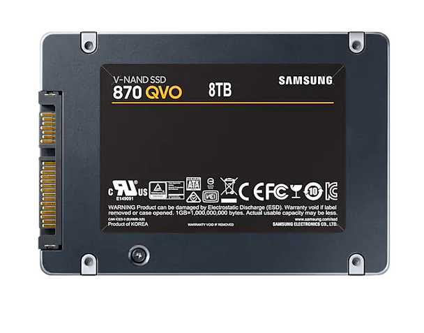 SAMSUNG MZ-77Q8T0BW 8TB 870QVO 2.5'' SSD