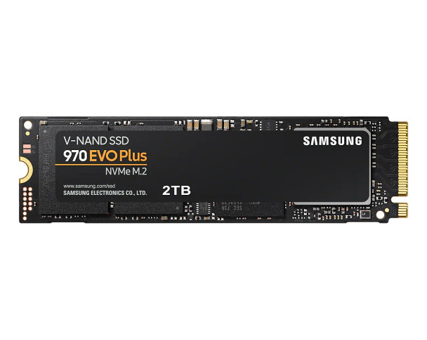 SAMSUNG 970 EVO Plus 2TB NVMe SSD - Read Speed up to 3500 MB/s; Write Speed to up 3300 MB/s 1200 TBW; 1.5 M Hrs MTBF