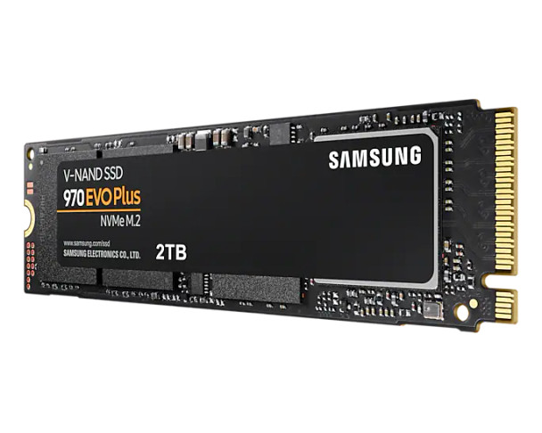 SAMSUNG 970 EVO Plus 2TB NVMe SSD - Read Speed up to 3500 MB/s; Write Speed to up 3300 MB/s 1200 TBW; 1.5 M Hrs MTBF