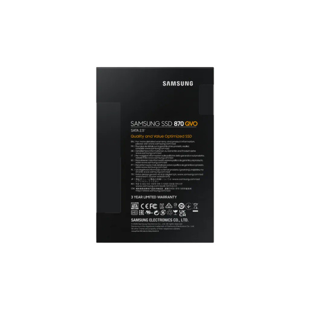 SAMSUNG MZ-77Q1T0BW 1TB 870QVO 2.5'' SSD