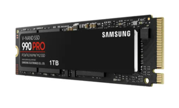 SAMSUNG MZ-V9P1T0BW 990 PRO 1 TB NVMe SSD - Read Speed up to 7450 MB/s; Write Speed to up 6900 MB/s; Random Read up to 1200000 I