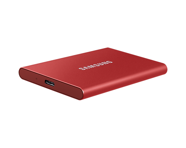 SAMSUNG T7 SHIELD 1 TB USB 3.2 PORTABLE RUGGEDISED SSD - RED
