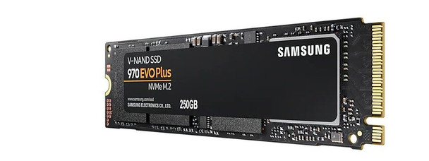 SAMSUNG 970 EVO Plus 250GB NVMe SSD - Read Speed up to 3500 MB/s; Write Speed to up 2300 MB/s; 150 TBW; 1.5 M HR MTBF