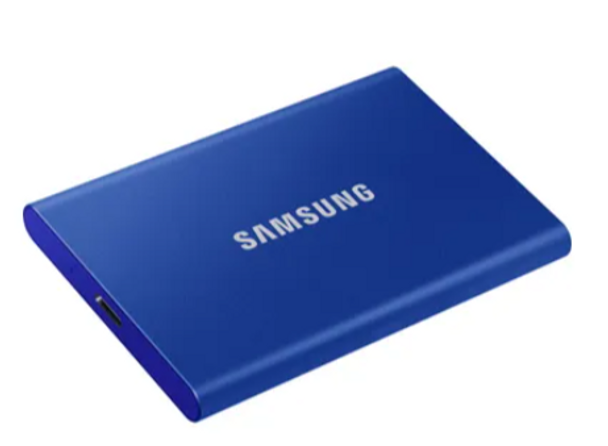 SAMSUNG 2TB T7 PORTABLE SSD  - INDIGO BLUE